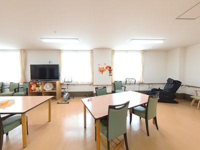 落ち着いた共用スペース