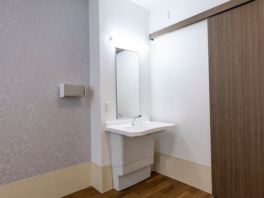 清潔感のある洗面台