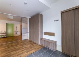 清潔な廊下の一角