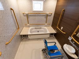 バリアフリーの洗面台