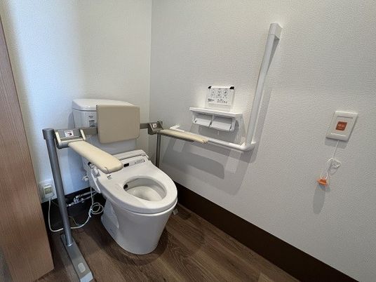 設備充実したトイレ