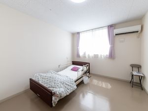 ベッドがある居室  