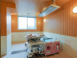 清潔な浴室設備