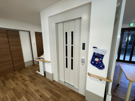 エレベーターの様子