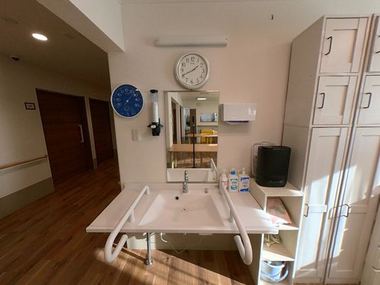 手洗い場の様子です