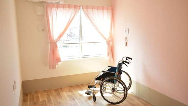 車椅子のある居室