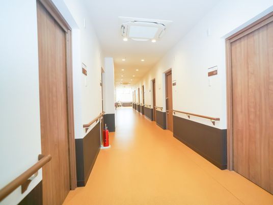 配慮された廊下設計