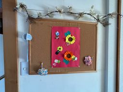 手作りの掲示物