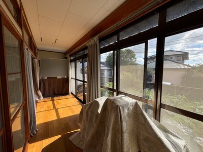 居室から見る日差し
