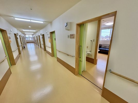 明るい廊下