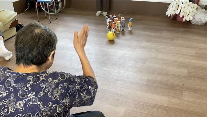 遊びを楽しむ多目的室  