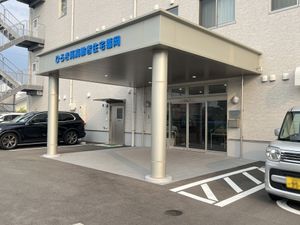 ゆったりとしたエントランス