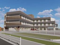 現代的な建物の外観