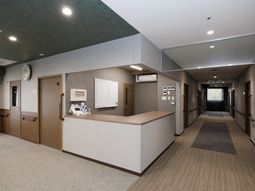 清潔感のある受付エリア