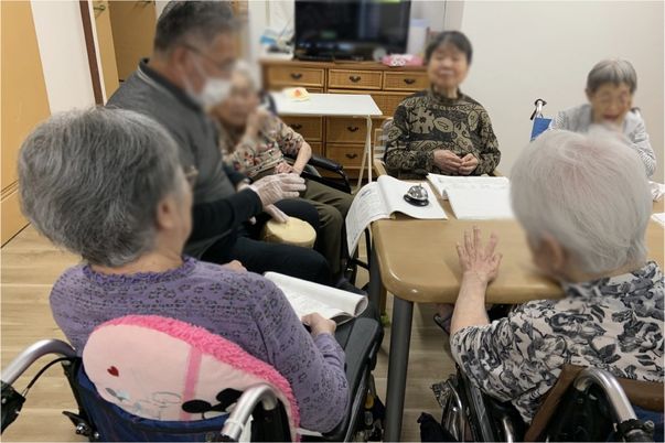 共用スペースでの様子