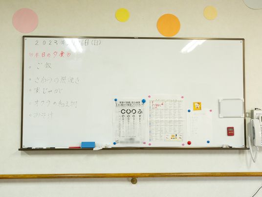 掲示板と日程表