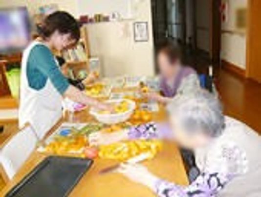 楽しいキッチン作業  
