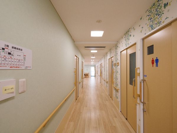 清潔な廊下の風景