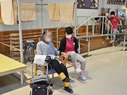 機能訓練中の様子