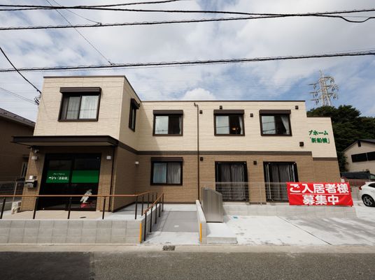 建物外観と看板