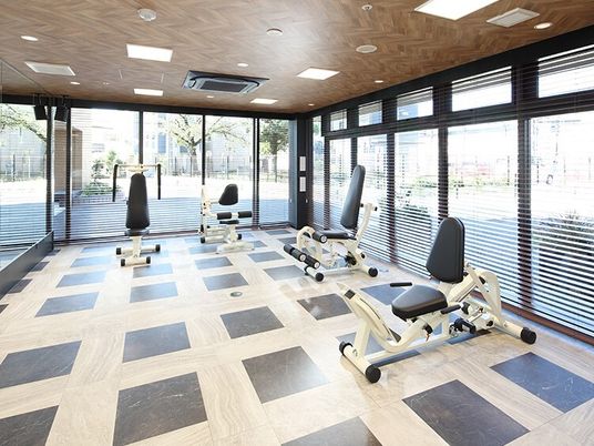 明るい機能訓練室