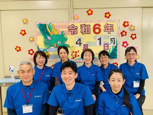 スタッフ集合の掲示前  