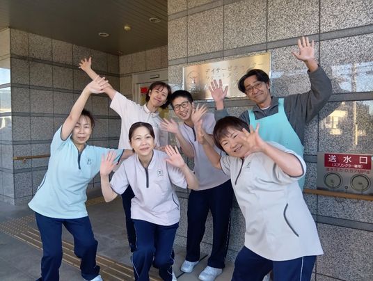 チームワークを示すエントランス