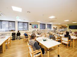 ゆったりとした共有スペース