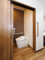 清潔感あるトイレスペース