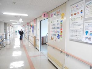 明るい廊下