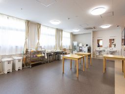 明るい機能訓練室