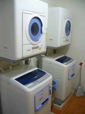 清潔な洗濯機設備
