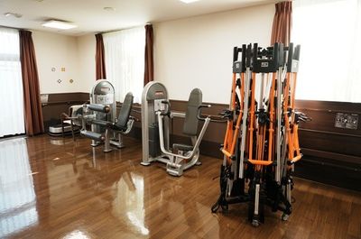 運動器具のある部屋