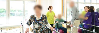 リハビリの様子の部屋  