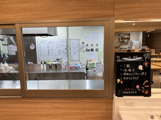 食事準備のキッチン