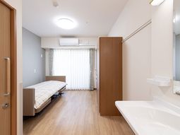 清潔な居室の一角