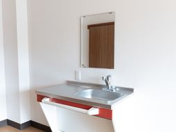 シンプルな洗面台