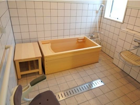 バリアフリーの設計浴室