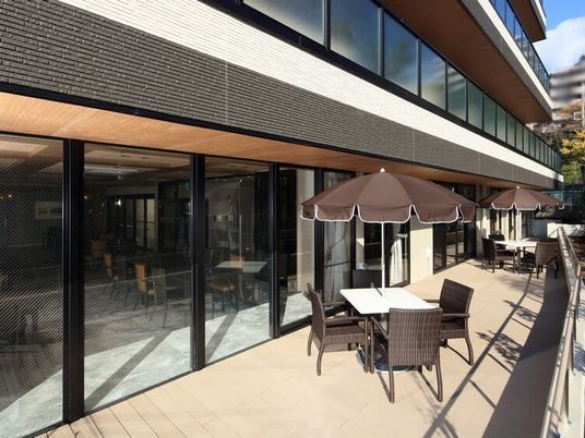 テラス付き外観