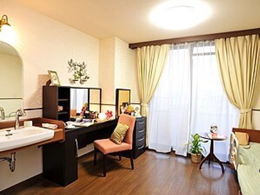 居心地の良い居室の一角