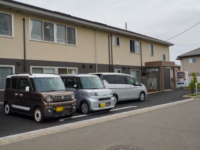 整備された施設の外観