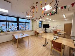 ゆったりした食堂