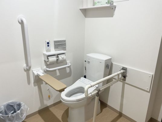 設備充実のトイレ