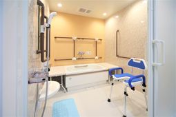 バリアフリーの洗面室