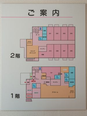 建物の配置図