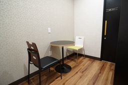 スタッフ休憩室の角