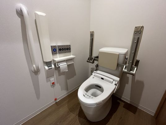 手すり付きトイレ