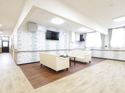 明るい共有スペース