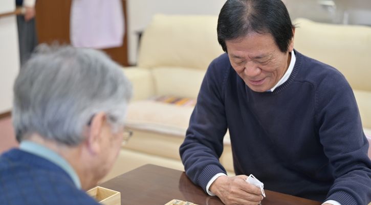 穏やかな交流風景