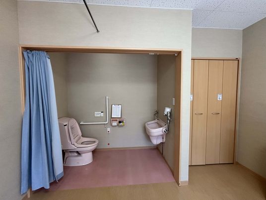 安全設備のトイレ